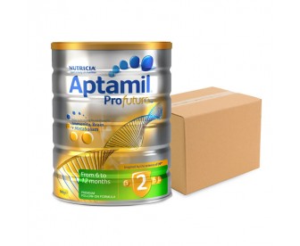 Aptamil Profutura 爱他美白金版 婴儿牛奶粉2段 900克x6罐 Aptamil Profutura 爱他美白金版 婴儿牛奶粉2段 900克x6罐