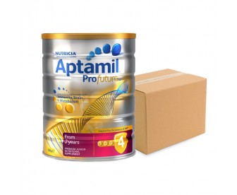 Aptamil Profutura 爱他美白金版 幼儿牛奶粉4段 900克x6罐 Aptamil Profutura 爱他美白金版 幼儿牛奶粉4段 900克x6罐