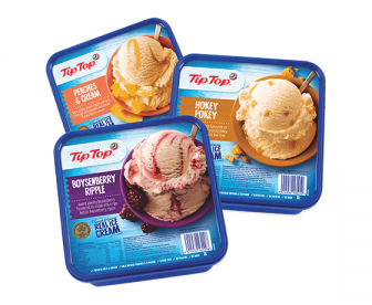 【直发中国】TipTop新西兰冰淇淋 多种口味可选 2000ml大盒装