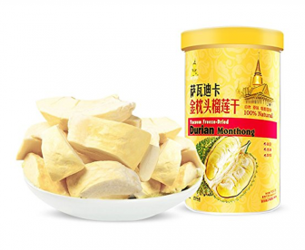 萨瓦迪卡罐装金枕头榴莲干