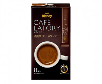 【新品到货】日本原装AGF blendy cafe latory微苦醇厚拿铁三合一速溶咖啡