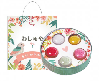 【原价39，本周特价立减10刀】玫瑰果冻布丁五枚入 日式水馒头