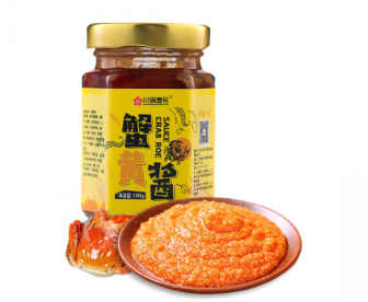 川锅壹号蟹黄酱蟹黄油120g/瓶 蟹粉拌饭中西餐