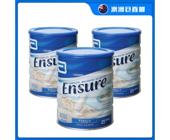 【澳洲直邮包邮】Abbott 雅培 安素Ensure成人高蛋白营养粉 香草味 850克x3罐/箱(中老年/体弱者适用)【爆罐不理赔介意慎拍】 【澳洲直邮包邮】Abbott 雅培 安素Ensure成人高蛋白营养粉 香草味 850克x3罐/箱(中老年/体弱者适用)【爆罐不理赔介意慎拍】