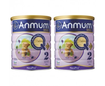 【新西兰直邮包邮】Anmum 安满 婴儿连动配方奶粉金装2段 900克x2罐/箱(6-12个月适用)【奶粉订单身份证必须上传】 【新西兰直邮包邮】Anmum 安满 婴儿连动配方奶粉金装2段 900克x2罐/箱(6-12个月适用)【奶粉订单身份证必须上传】