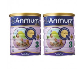 【新西兰直邮包邮】Anmum 安满 婴儿连动配方奶粉金装3段 900克x2罐/箱(1-3岁适用)【奶粉订单身份证必须上传】 【新西兰直邮包邮】Anmum 安满 婴儿连动配方奶粉金装3段 900克x2罐/箱(1-3岁适用)【奶粉订单身份证必须上传】