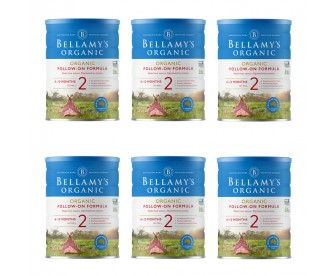 【15天必达】【新西兰直邮包邮】Bellamy's 贝拉米 有机奶粉2段 900克x6罐/箱(6-12个月)【收件人身份证必须上传】 【15天必达】【新西兰直邮包邮】Bellamy's 贝拉米 有机奶粉2段 900克x6罐/箱(6-12个月)【收件人身份证必须上传】