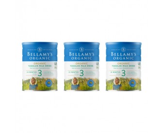 【15天必达】【新西兰直邮包邮】Bellamy's 贝拉米 有机奶粉3段 900克x3罐/箱(12个月+)【收件人身份证必须上传】 【15天必达】【新西兰直邮包邮】Bellamy's 贝拉米 有机奶粉3段 900克x3罐/箱(12个月+)【收件人身份证必须上传】