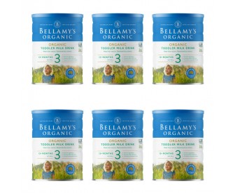 【15天必达】【新西兰直邮包邮】Bellamy's 贝拉米 有机奶粉3段 900克x6罐/箱(12个月+)【收件人身份证必须上传】 【15天必达】【新西兰直邮包邮】Bellamy's 贝拉米 有机奶粉3段 900克x6罐/箱(12个月+)【收件人身份证必须上传】
