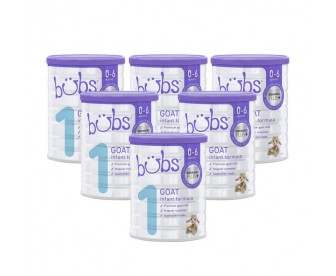 【新西兰直邮包邮】Bubs 婴儿山羊配方奶粉1段 800克x6罐/箱(0-6个月适用)【奶粉订单收件人身份证必填】 【新西兰直邮包邮】Bubs 婴儿山羊配方奶粉1段 800克x6罐/箱(0-6个月适用)【奶粉订单收件人身份证必填】
