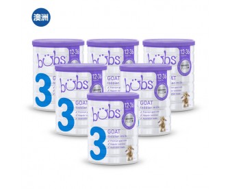 【澳洲直邮包邮】Bubs 婴儿山羊配方奶粉3段 800克x6罐/箱(1-3岁适用) 【澳洲直邮包邮】Bubs 婴儿山羊配方奶粉3段 800克x6罐/箱(1-3岁适用)