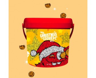 Cookie Time 圣诞曲奇饼干桶 杏肉巧克力 600克 (保质期:2022.05) Cookie Time 圣诞曲奇饼干桶 杏肉巧克力 600克 (保质期:2022.05)