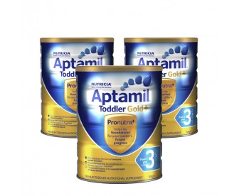 【新西兰直邮包邮】Apatmil 爱他美 金装3段 900克x3罐/箱(适合12个月以上幼儿)【奶粉订单身份证必须上传】 【新西兰直邮包邮】Apatmil 爱他美 金装3段 900克x3罐/箱(适合12个月以上幼儿)【奶粉订单身份证必须上传】
