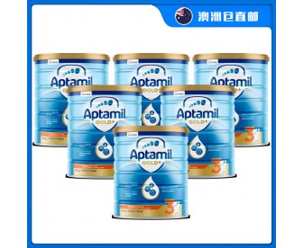 【澳洲直邮包邮】Apatmil 爱他美 金装3段 900克x6罐/箱（12个月以上适用）