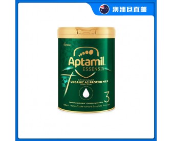 【澳洲直邮包邮】Aptamil 爱他美 奇迹绿罐 有机A2蛋白婴幼儿奶粉三段 900克/罐【奶粉订单收件人身份证必须上传】