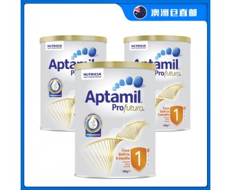 【澳洲直邮包邮】Aptamil 爱他美 白金版1段 900克x3罐/箱（0-6个月适用）