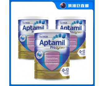 【澳洲直邮包邮】Aptamil 爱他美 防湿疹抗过敏适度水解奶粉 900克x3罐/箱（0-12个月）【奶粉订单收件人身份证必需上传】