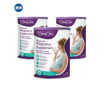 【澳洲直邮包邮】MamaCare 澳洲高端营养均衡孕妇奶粉 800克x3罐/箱【奶粉订单收件人身份证必需上传】