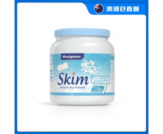 【澳洲直邮包邮】Maxigenes 美可卓 脱脂成人牛奶粉 1公斤/罐 【澳洲直邮包邮】Maxigenes 美可卓 脱脂成人牛奶粉 1公斤/罐