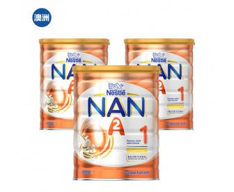 【澳洲直邮包邮】Nestle 雀巢 能恩超级a2酪蛋白婴儿奶粉1段 800克x3罐/箱
