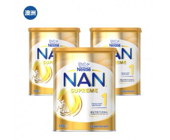 【澳洲直邮包邮】Nestle 雀巢 超级能恩婴儿奶粉一段 金罐装 800克x3罐/箱（0-6个月）