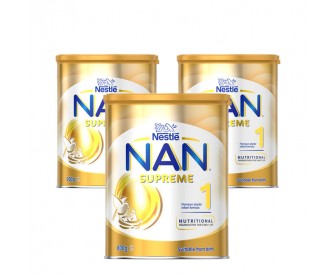 【新西兰直邮包邮】Nestle 雀巢 超级能恩婴儿奶粉一段 金罐装 800克x3罐（0-6个月）【奶粉订单身份证必须上传】