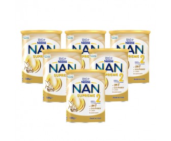 【新西兰直邮包邮】Nestle 雀巢 超级能恩婴儿奶粉二段 金罐装 800克x6罐/箱（6-12个月）【奶粉订单身份证必须上传】