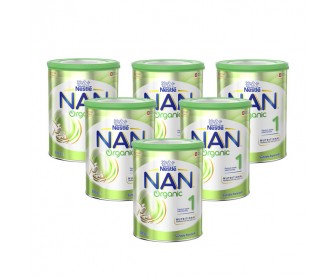 【新西兰直邮包邮】Nestle NAN 雀巢能恩 有机婴幼儿奶粉含活性益生菌 1段 800克*6罐（0-6个月适用）