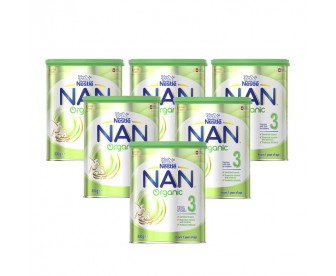 【新西兰直邮包邮】Nestle NAN 雀巢能恩 有机婴幼儿奶粉含活性益生菌 3段 800克*6罐（1岁以上适用）