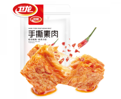 【新品】卫龙手撕素肉180G 豆制品豆干香辣味素食零食小吃休闲