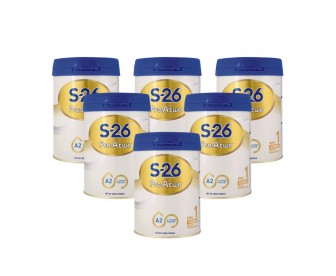 【新西兰直邮包邮】Wyeth 惠氏S26 A2婴幼儿奶粉1段 900克x6罐/箱（0-6个月适用）【奶粉订单收件人身份证号必填】