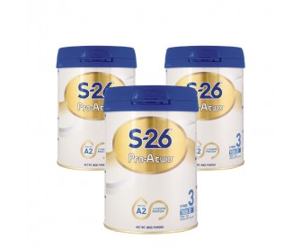 【新西兰直邮包邮】Wyeth 惠氏S26 A2婴幼儿奶粉3段 900克x3罐/箱（12月以上适用）【奶粉订单收件人身份证号必填】 