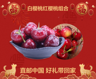 【直邮中国 白+红各1KG】手慢无!奢华享受!1红+1白=2KG 新西兰红樱桃+白樱桃限量发售!鲜果直径28+抢到就是赚到! 【直邮中国 白+红各1KG】手慢无!奢华享受!1红+1白=2KG 新西兰红樱桃+白樱桃限量发售!鲜果直径28+抢到就是赚到!