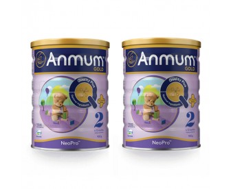 【新西兰直邮包邮】Anmum 安满 婴儿连动配方奶粉金装2段 900克x2罐/箱(6-12个月适用)【奶粉订单身份证必须上传】 【新西兰直邮包邮】Anmum 安满 婴儿连动配方奶粉金装2段 900克x2罐/箱(6-12个月适用)【奶粉订单身份证必须上传】