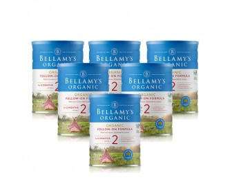 【新西兰直邮包邮】Bellamy's 贝拉米 有机奶粉2段 900克x6罐/箱(6-12个月)【奶粉订单收件人身份证号码必填】 【新西兰直邮包邮】Bellamy's 贝拉米 有机奶粉2段 900克x6罐/箱(6-12个月)【奶粉订单收件人身份证号码必填】