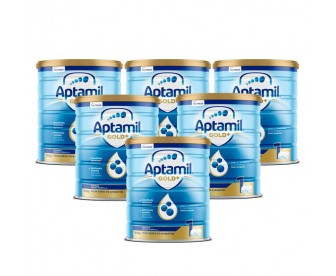 【新西兰直邮包邮】Aptamil 爱他美 金装1段 900克x6罐/箱(0-6个月)【奶粉订单收件人身份证号必填】 【新西兰直邮包邮】Aptamil 爱他美 金装1段 900克x6罐/箱(0-6个月)【奶粉订单收件人身份证号必填】
